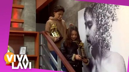 Allysson y Patricio, ganadores de 'Bailadísimo Jr', visitan el foro de Vivalavi