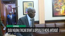 [#Reportage] Hommage : Oligui Nguema s’incline devant la dépouille de Michel Antchouet