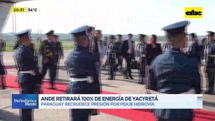 Video: Ande retirará 100% de energía de Yacyretá