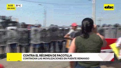 Video: Incidentes en movilización