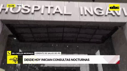 Video: Consultas nocturnas desde hoy en IPS