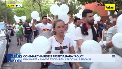 Video: con marcha piden justicia para ‘’Rolo’'