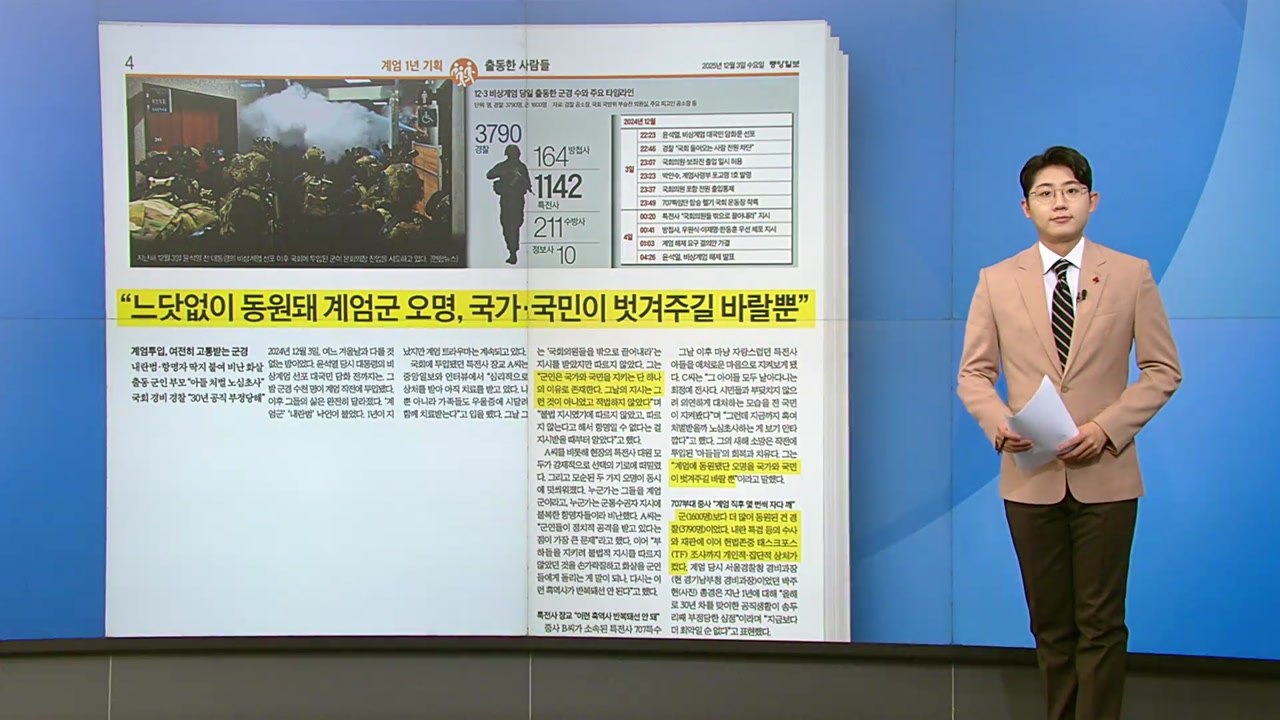 [스타트 브리핑] 1년 전 오늘 느닷없이 동원... 여전히 고통받는 군경 / YTN
