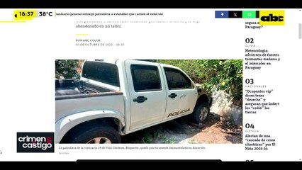 Comisario General Inspector Entregó Patrullera A Estafador Que Carneó La Camioneta