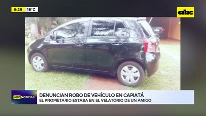 Video: Denuncian robo de vehículo en Capiatá