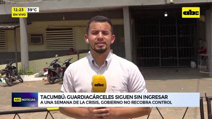 Tacumbú: guardiacárceles siguen sin ingresar