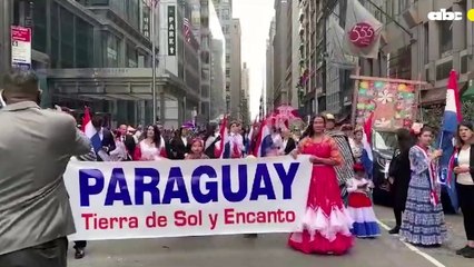 Paraguayos se lucieron en el tradicional Desfile de la Hispanidad en Nueva York
