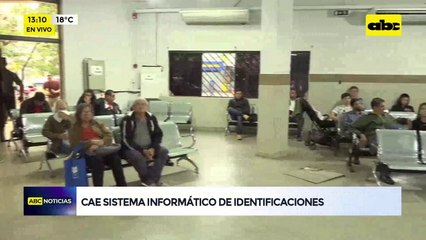 Cae Sistema Informático De Identificaciones