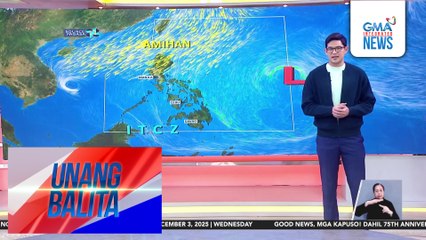 Weather update as of 6AM (December 3, 2025) | Unang Balita