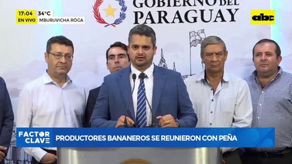 Video: productores bananeros se reunieron con Santiago Peña