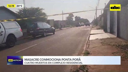 Video: Masacre conmociona Ponta Porã