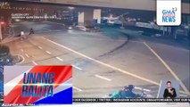 Delivery rider, patay matapos makasalpukan ang isa pang rider sa intersection ng Aurora Blvd. at Anonas st. | Unang Balita