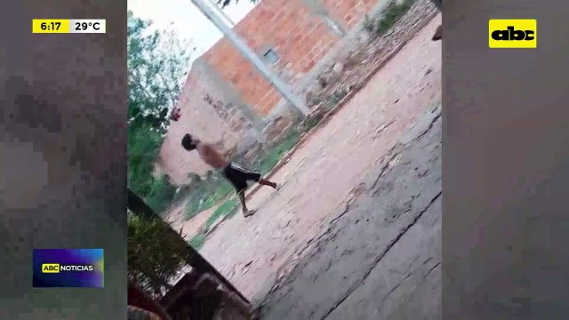 Video: tres peleadores callejeros fueron reducidos