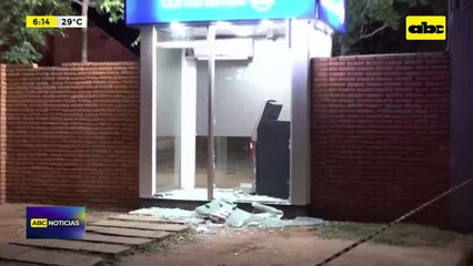 Video: nuevo intento de hurto de un cajero automático junto a Municipalidad de Luque
