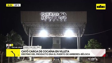 Video: cayó carga de cocaína en Villeta