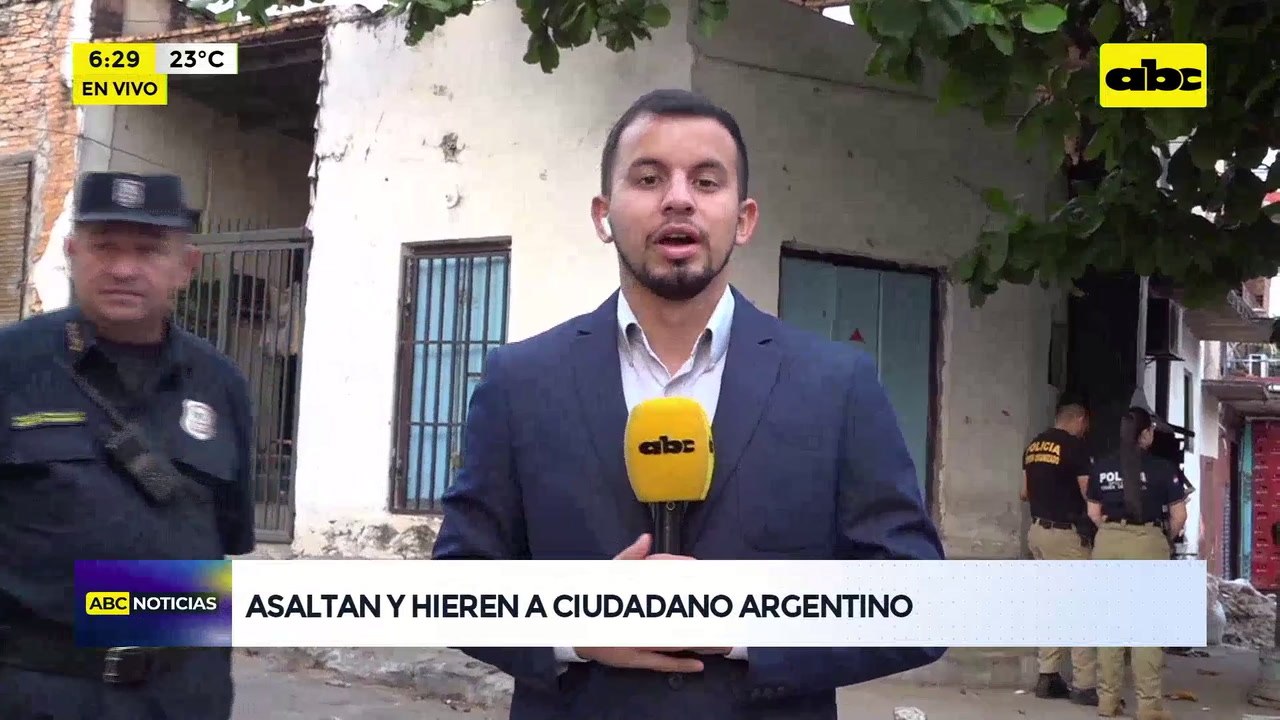 Video: asaltan y hieren a ciudadano argentino