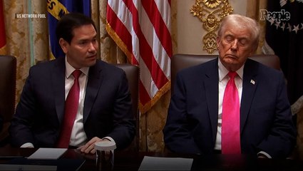 Donald Trump Appears to Fight Sleep During Televised Cabinet Meeting as Secretaries Take Turns Offering Him Praise