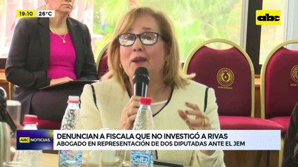 Video: denuncian a fiscala que no investigó a Hernán Rivas