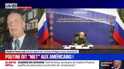 Menace de guerre en Europe ?: pour Vladimir Fédorovski, ancien diplomate et écrivain d'origine russo-ukrainienne, "on est dans une situation dramatique" après les propos de Vladimir Poutine