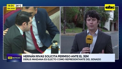 Video: Hernán Rivas solicita permiso ante el JEM