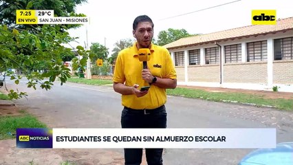 Misiones: estudiantes se quedan sin almuerzo escolar