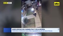 Video: tres hombres armados asaltan a varias personas en barrios Carmelitas y Villa Morra de Asunción