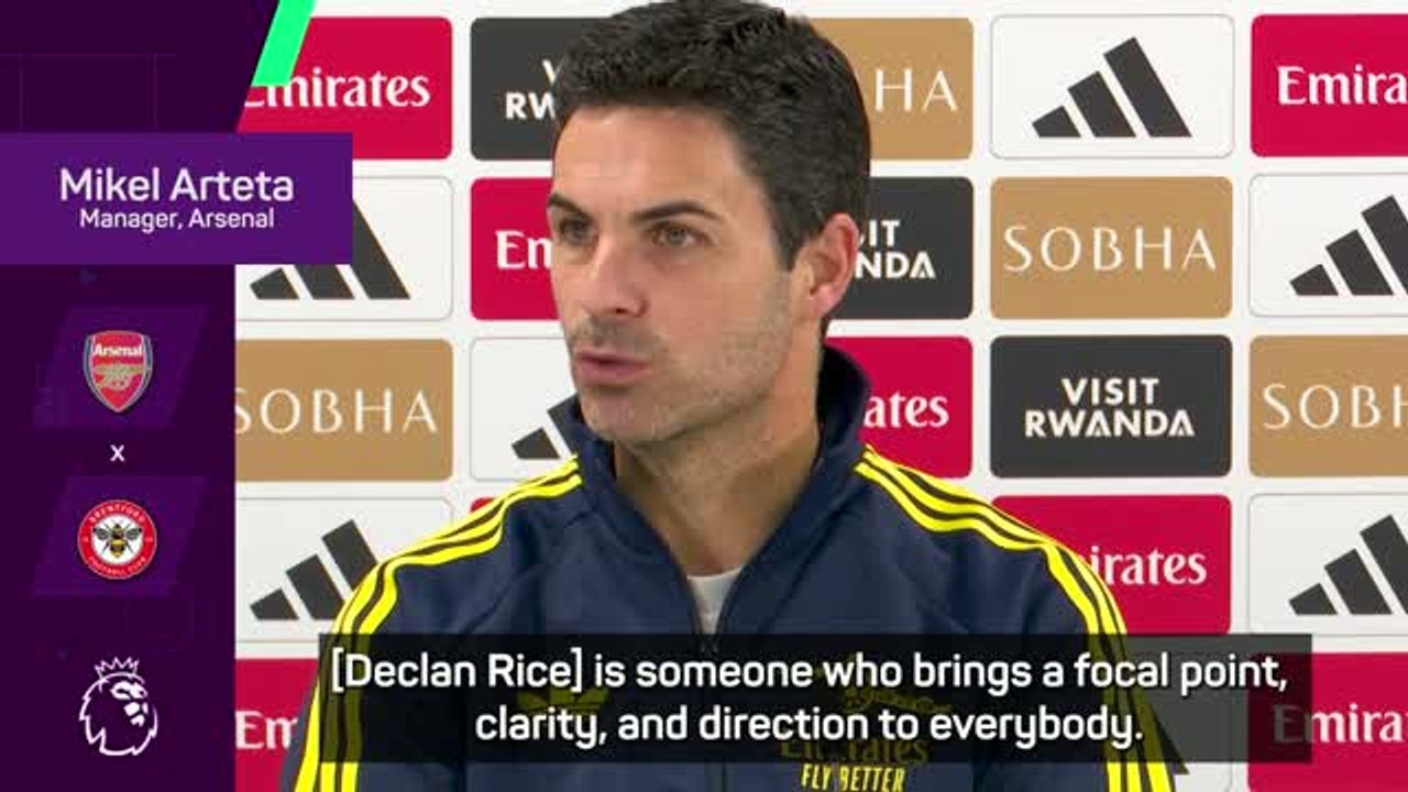 Arteta explains Rice's 'lighthouse' aura and mentality