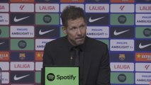 La explicación de Simeone a la derrota que una parte de los rojiblancos escucha resignado