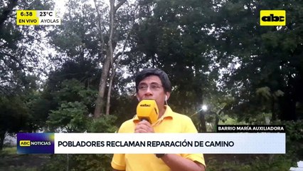 Video: Pobladores reclaman reparación de camino