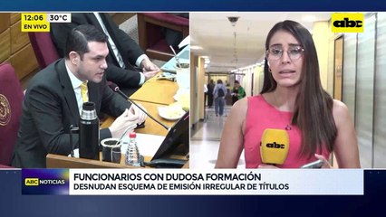 Video: desnudan esquema de emisión irregular de títulos