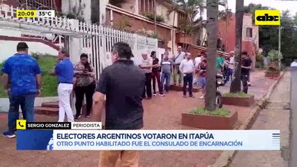 Video: electores argentinos votaron en Itapúa