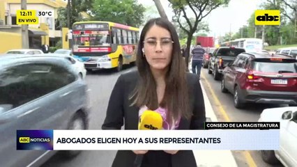 Video: Bogarín Alfonso acompañó votación de abogados
