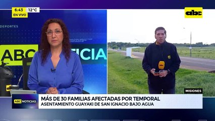 Video: Varias familias afectadas por el temporal