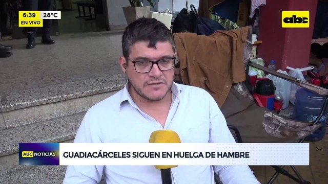 Video: guardiacárceles siguen en huelga de hambre