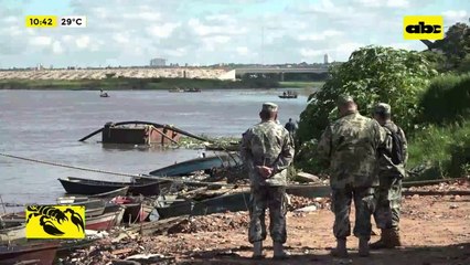 Video: búsqueda de militar desaparecido en Lambaré se extiende hasta Pilar