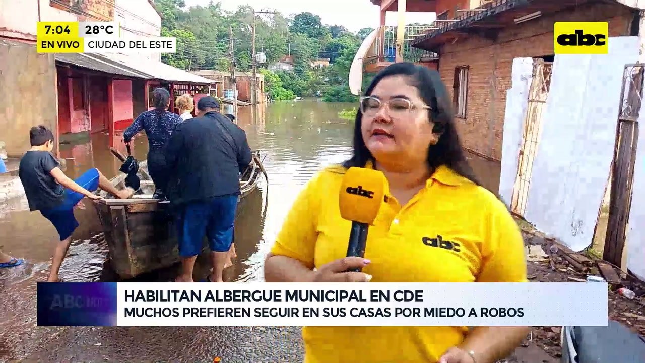 CDE: Habilitan albergue municipal para afectados por los fenómenos climáticos