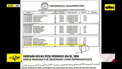 Video: título de Hernán Rivas está plagado de sospechas de falsedades y adulteraciones