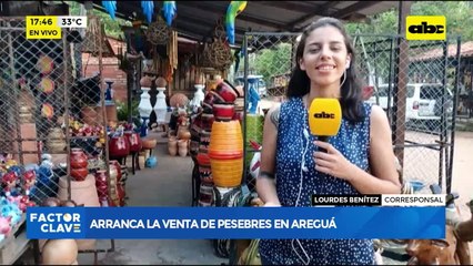 Video: arranca la venta de pesebres en Areguá