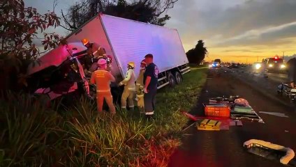 Manobra irregular teria causado acidente com quatro veículos na BR-369