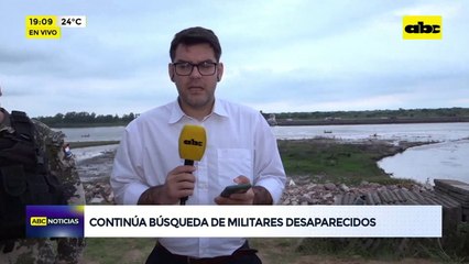 Video: continúa búsqueda de militares desaparecidos