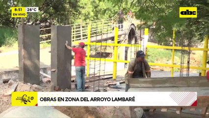 Obras En Zona Del Arroyo Lambaré