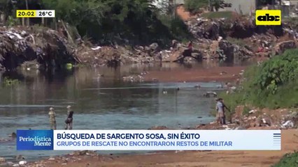 Video: búsqueda de sargento Sosa, sin éxito