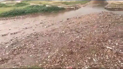 Imagen aérea de la zona de búsqueda de los militares desaparecidos