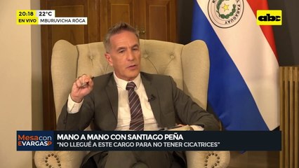 Video: mano a mano con Santiago Peña