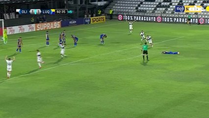 El gol de Hugo Fernández para el triunfo de Olimpia