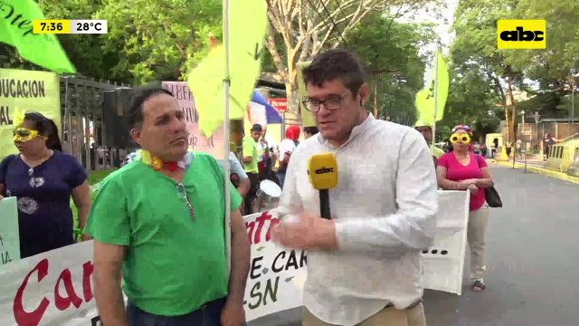 Video: docente sindical exige reposición de cargo