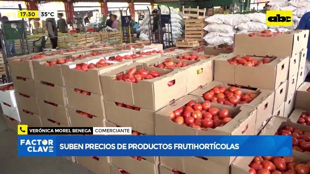 Video: suben precios de productos frutihortícolas