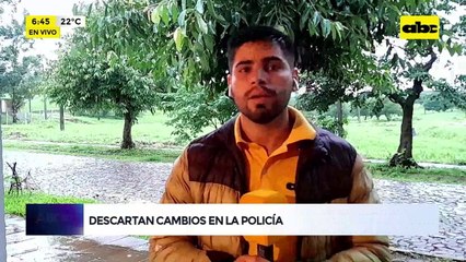 Descartan cambios en la policía