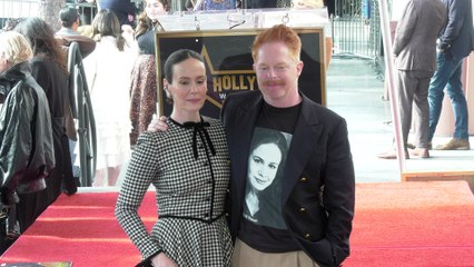 Jesse Tyler Ferguson attends Sarah Paulson's Hollywood Walk of Fame star unveiling ceremony