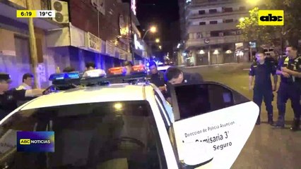 Video: dos detenidos en el microcentro de Asunción